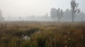 Misty Fens: A Surreal Landscape