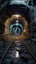 Raw Materials: A Panoramic Scale Rail Tunnel System