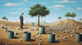 Jacky The Poor Boys Living In The Desert: A Surreal Waste Management Background