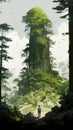 Fantasy Skyrim Art: Pixel Art Landscape With Naturalistic Plein Air Paintings