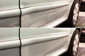 Car dent repair before and after