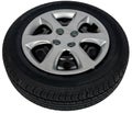 Photo of car tyre isolated Royalty Free Stock Photo