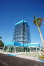 Photo of a Carvana car vending machine under construction Royalty Free Stock Photo