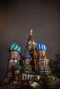 Photo of cathedral with colorful domes