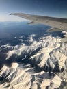 Caucuses mountains from the plane