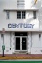 Photo of the Century Hotel front Miami Beach FL