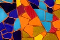 Photo of Ceramic Mosaic Pattern made in the Summer time in Spain Royalty Free Stock Photo