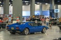 Photo of a classic detomaso pantera sports car in blue Royalty Free Stock Photo