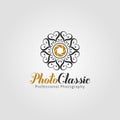 Photo Classic - Photography Studio Logo Template Royalty Free Stock Photo