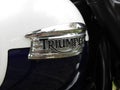 Vintage classic triumph bonneville motorcycle badge petrol tank fuel