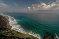 Bali Indonesia - Cliff Facing Indian Ocean with Epic Waves