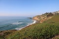 Cliffs and Ocean Mussell rock park in Pacifica California