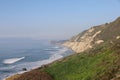 Cliffs and Ocean Mussell rock park in Pacifica California