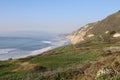 Cliffs and Ocean Mussell rock park in Pacifica California