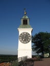 The Clock Tover, Old, Fortress, Perovaradin, Novi Sad, Exit festival, Serbia Royalty Free Stock Photo