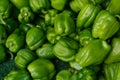 Photo close up green peppers Royalty Free Stock Photo