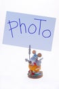 Photo clothespin frames Royalty Free Stock Photo