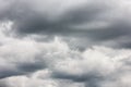 A photo of a cloudy sky, in anticipation of a thunderstorm. Storm, a thunderstorm.