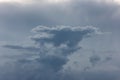 A photo of a cloudy sky, in anticipation of a thunderstorm. Storm, a thunderstorm.