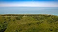 Photo of coast in England taken with a drone