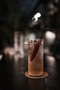 Photo cocktail. highball glass, bar, mixology, barmen,
