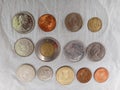 Photo coins from several countries