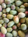 Photo of a collection of ripe mangoes