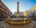 Photo of the Colonna Di Marco Aurelio at the Piazza Colonna Royalty Free Stock Photo