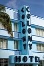 Photo of Colony Hotel Miami Beach FL USA Royalty Free Stock Photo