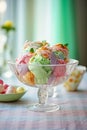 a photo of colorful dofferent icecream flavour disp Royalty Free Stock Photo