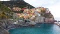Photo of the colorfull city of Manarola in Cinque Terre Italy