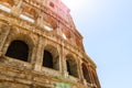 Photo of Colosseum in Rome, Italy. Royalty Free Stock Photo