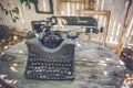 Old Vintage/retro typewriter machine discovered