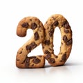 Unique Graphic Chocolate Chip Cookie Shaped 20 - Oshare Kei Style