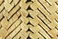 Craftwork with bamboo fibers close up texture Royalty Free Stock Photo