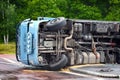 Crashed truck