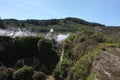 Photo of the Craters of the Moon Lake Taupo New Zealand Royalty Free Stock Photo