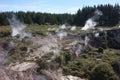 Photo of the Craters of the Moon Lake Taupo New Zealand Royalty Free Stock Photo