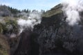 Photo of the Craters of the Moon Lake Taupo New Zealand Royalty Free Stock Photo