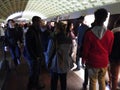 Crowded Metro Subway Metro Stop