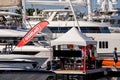 Photo of crowds of spectators at the FLIBS Fort Lauderdale International Boat Show