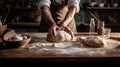 Rustic Bread Making in a Country Kitchen