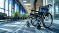 Empowering Inclusivity: Overcoming Disability Barriers in the Workplace with a Wheelchair Royalty Free Stock Photo