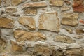 Photo of detail of castle stone wall in brown and beige tone