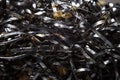 Photo of dirty iron shavings