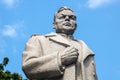 Dismantled monument to the Soviet commander Nikolai Vatutin in Kyiv