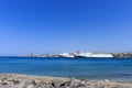 Photo from docked cruiser ship in main port of Heraklion