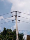 Photo of electricity poles in rural areas