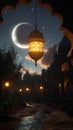 Photo Elegant 3D illustration perfect for Ramadan themed advertising and wallpaper