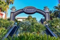 Encore at Wynn Las Vegas Entrance with Palm Trees Royalty Free Stock Photo